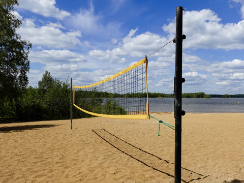 Volleyballnetz im Familienpark, Foto: LSB